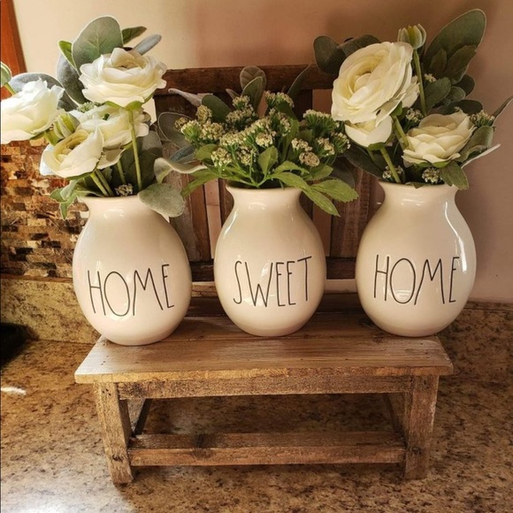 NIB Rae Dunn Home Sweet Home Vases - Picture 4 of 5